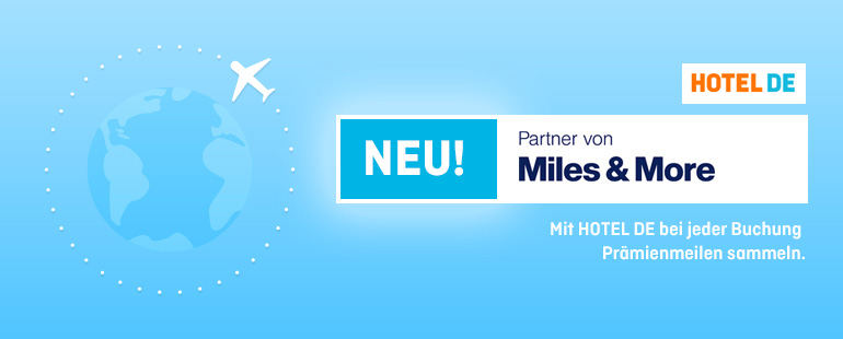 Jetzt Meilen sammeln bei HOTEL DE: Der neue Partner von Miles & More